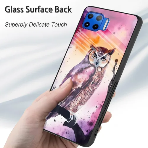 Vista 168 de Funda para Motorola Moto Edge 2022, cubierta trasera de vidrio templado con protector de pantalla, funda protectora a prueba de golpes para Motorola