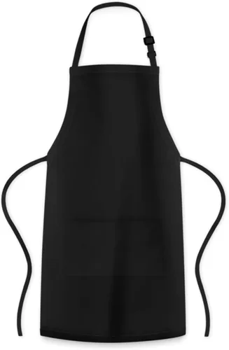 Vista 8 de Adjustable Bib Apron 100% Polyester Kitchen Aprons Waterdrop Resistant Aprons with Adjustable Strap, Pockets & Long Ties