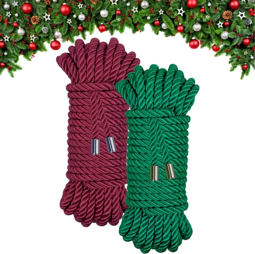 Vista 9 de Cuerda de Seda Suave, Cuerda de Ribete Trenzada Cuerda de Nailon, Cuerdas de Seda Trenzada para Cordón Satinado Trenzado Decorativo Brillante 32