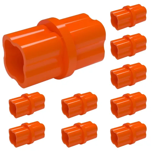 Vista 8 de FORMUFIT F114ICO-BK-10 Acoplamiento interno de PVC, grado de muebles, tamaño de 1-1/4", negro (paquete de 10)