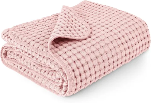 Vista 17 de Konssy Manta de Bebé de Gofre - Suave y Acogedora Manta de Arrullo para Guardería, Manta Ligera para Niños Pequeños para Niños y Niñas, Ideal