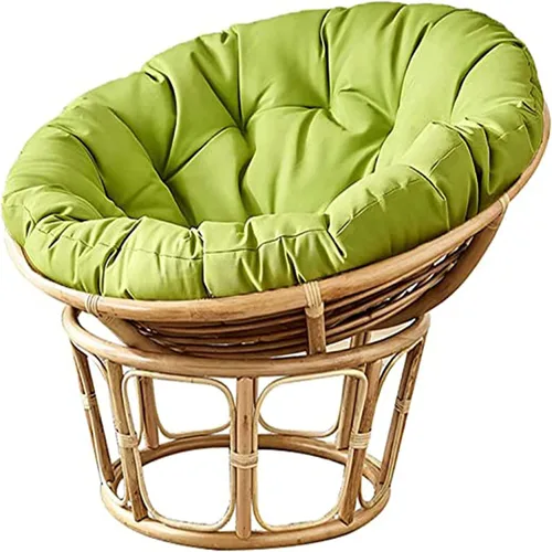 Vista 14 de HUHJYUGE Cojín colgante para silla de hamaca de solo 16 x 16 pulgadas, cojín de repuesto impermeable para silla colgante, cesta colgante, cojín