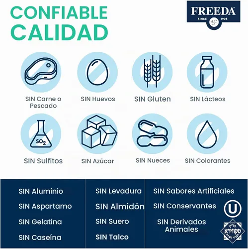 Vista 6 de FREEDA One Daily Multivitamínico sin hierro para hombres y mujeres, alta