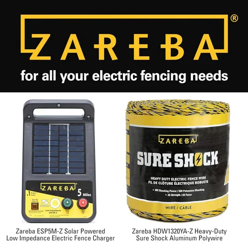 Vista 10 de Zareba esp5 m-z 5-mile Cargador Solar de baja impedancia