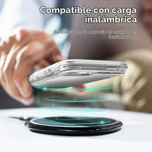 Vista 6 de ORIbox - Funda compatible con iPhone 7 Plus, compatible con iPhone 8 Plus, resistente a prueba de golpes, anticaída, funda transparente Cristal