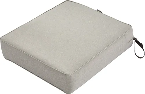 Vista 32 de Classic Accessories Ravenna - Cojín de asiento de patio resistente al agua de 21 x 19 x 5 pulgadas, verde azulado, cojín de sofá de dos plazas