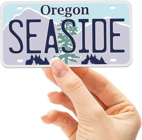 Vista 8 de Calcomanías de Matrícula de Oregon, Elige tu Ciudad del OR Adhesivo para Parachoques - Calcomanía del Noroeste del Pacífico para Hydroflask (Ashland)