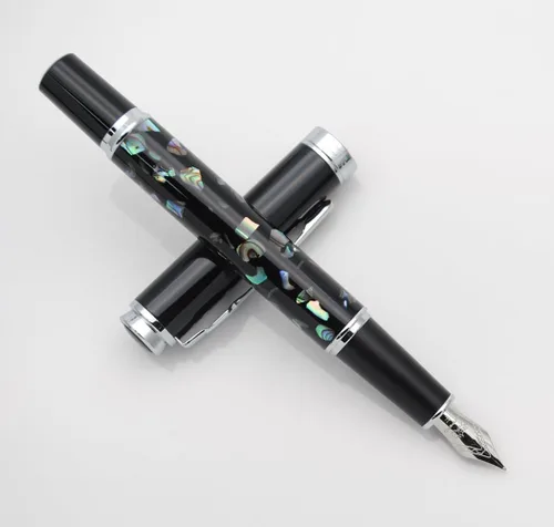 Vista 7 de JINHAO 8802 Pluma estilográfica F (tallado de concha - 2)