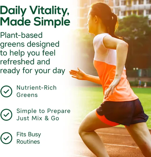 Vista 4 de Boost UltraGreens Super Greens Powder - Espirulina orgánica, pastos y antioxidantes Superalimento premium para energía diaria Desintoxicación