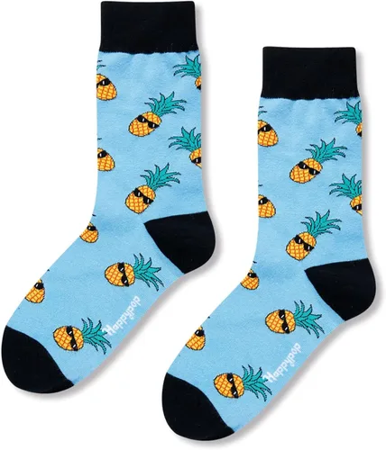 Vista 6 de Zmart Calcetines de piña FIV para hombre calcetines de guitarra Taco regalos divertidos de piña FIV calcetines divertidos paquete de 2 Multi M