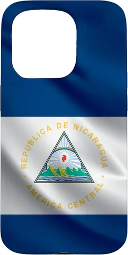 Vista 14 de Funda con la bandera de Nicaragua para iPhone 17