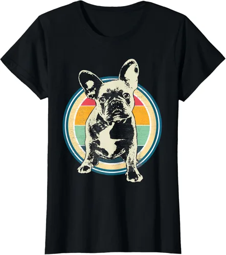 Vista 28 de Camiseta de raza de perro francesa Bulldog Frenchie, Negro, S