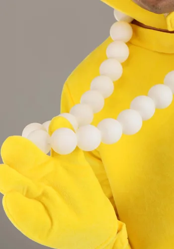 Vista 5 de Disfraz de Hipopótamo Amarillo de Hungry Hungry Hippos para Adultos Multicolor