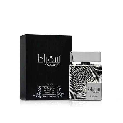 Vista 3 de Lattafa Perfumes Suqraat para hombre Eau de Parfum Spray, 3.4 onzas
