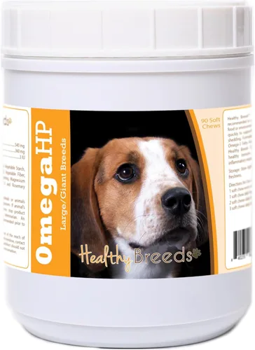 Vista 103 de Healthy Breeds Affenpinscher Omega HP - Masticables suaves para piel y pelaje, 60