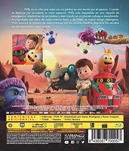 Vista 3 de Terra Willy ( Terra Willy Planeta inconnue ) Blu-Ray, Reg.ABC Import - España