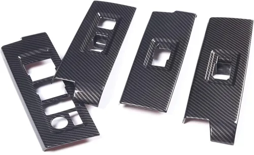 Vista 5 de Cubierta protectora para panel de botón de elevación de ventana de puerta de automóvil compatible con Toyot@Tundra/Sequoia 2022-2024, cubierta