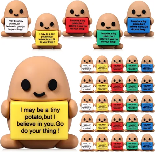 Vista 38 de Gejoy 25 piezas de mini figuras de pato, coloridos regalos motivacionales positivos, decoraciones inspiradoras de animales para graduación