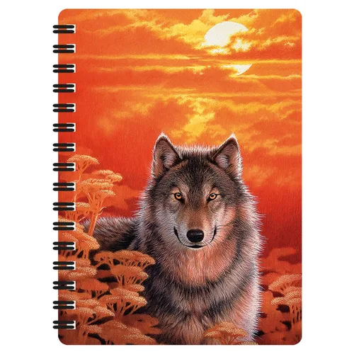Vista 12 de 3D LiveLife Jotter - Our Solar System from Deluxebase. Lenticular 3D Space 6x4 Spiral Notebook with plain recycled paper pages. Artwork licensed