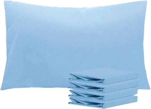 Vista 129 de NTBAY Juego de fundas de almohada estándar, paquete de 2 fundas de almohada de microfibra cepillada de 20 x 26 pulgadas, suaves, sin arrugas Aqua