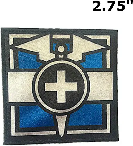 Vista 2 de Rainbow Six Siege Doc 2.75" Insignia Táctica Apliques Gancho Gancho Cierre Parche