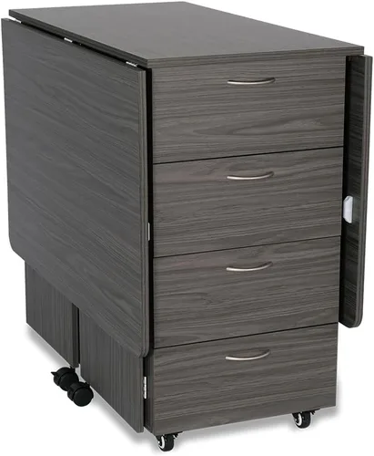 Vista 3 de Kangaroo Kookaburra Mesa de corte – Estación de trabajo grande de costura, acolchado y manualidades con superficie expandible de 70 x 40 pulgadas