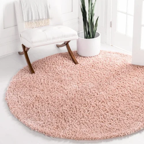 Vista 513 de Unique Loom Colección Davos Shag - Alfombra Lino