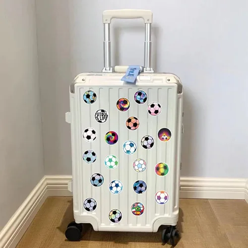 Vista 8 de 150 calcomanías de fútbol para la Copa del Mundo, fútbol, fútbol, deportes, vinilo impermeable, calcomanías de graffiti, regalos de fútbol