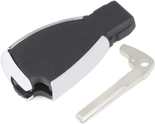Vista 4 de Keymall Keyless Entry Remote Car Key FOB Shell Case 3 Button+Panic para Mercedes-Benz CLS C E S (Solo tiene un soporte de batería)