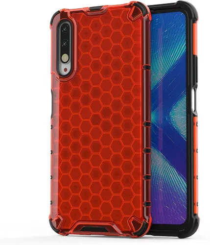 Vista 27 de Pzwoxukhov Funda compatible con Huawei Nova 3i, compatible con Huawei P Smart+ 2018 Honeycomb Anti-Drop Shock-Absorbing Case Negro