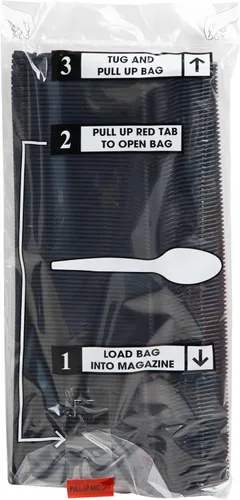 Vista 5 de Mind Reader Recambio de cuchara para CUTDISPBK-BLK, utensilios de plástico, restaurante, sala de descanso, 100 piezas, negro