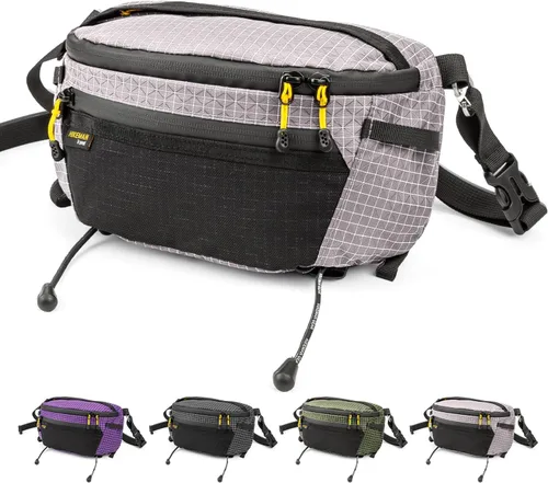 Vista 8 de HIKEMAN - Riñonera para mochila y bolsillo ligero para teléfono Negro