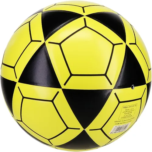Vista 4 de Mikasa FT5A-BKY-BK Goal Master Soccer Ball, Black/Yellow, Size 5(FIFA Quality/Foot Volleyball)