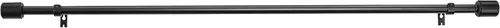 Vista 9 de Amazon Basics Barras de cortina dobles ajustables de 1 pulgada para ventanas, remates de tapón, 72 a 144 pulgadas, color negro