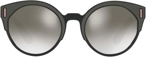Vista 2 de Prada 0PR 03US Espejo degradado marrónrosagris, color plateado, talla única, NegroMarrónRosa, 53mm