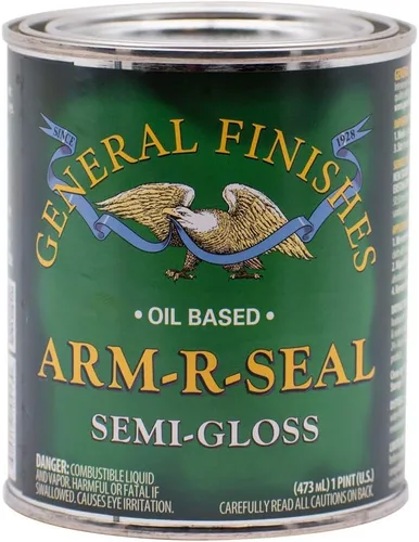 Vista 7 de General Finishes Arm-R-Seal Capa protectora a base de aceite, 1 cuarto de galón, brillante
