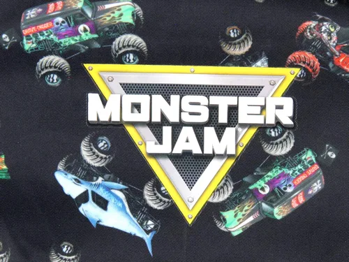 Vista 5 de INTIMO Monster Jam Trucks Dragon Zombie Grave Digger Megalodon - Mochila estampada
