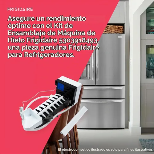 Vista 5 de Frigidaire 5303918493 Kit de montaje de máquina de hielo para refrigeradores