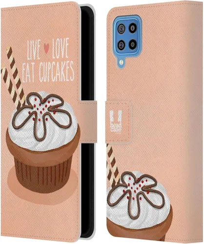 Vista 157 de Head Case Designs Assortment Cupcakes Happiness Leather Wallet Case Compatible with Samsung Galaxy A07 4G Surtido