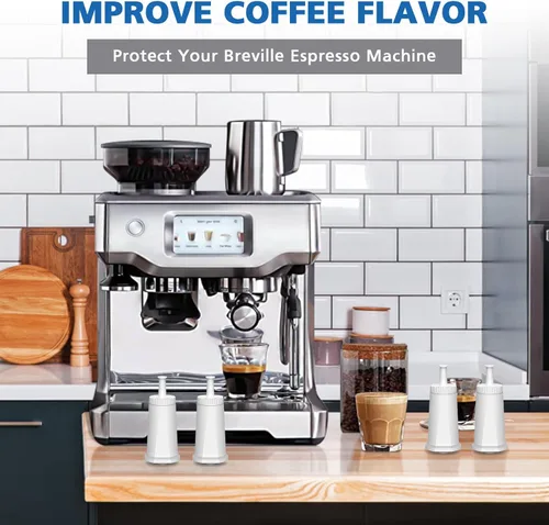 Vista 6 de Filtro de agua de repuesto para máquina espresso Breville Barista Touch BES880, Barista Pro BES878, Oracle Touch BES990, Oracle BES980 y caldera