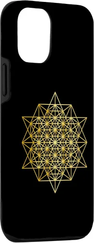 Vista 3 de Funda de yoga espiritual Yantra para iPhone 15 Geometría Sagrada La Rejilla de la Vida