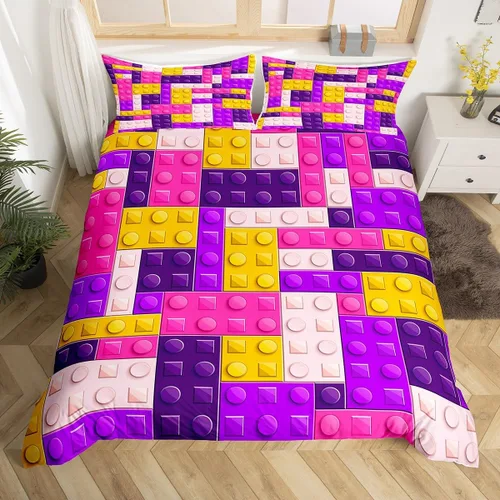 Vista 26 de Feelyou Juego de funda de edredón de tiburón, vida marina, tema oceánico, para niños, funda de edredón con estampado de tiburón 3D, funda de edredón