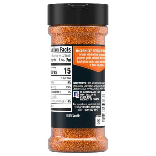 Vista 11 de McCormick Grill Mates Sweet & Smoky Rub, 5.37 oz