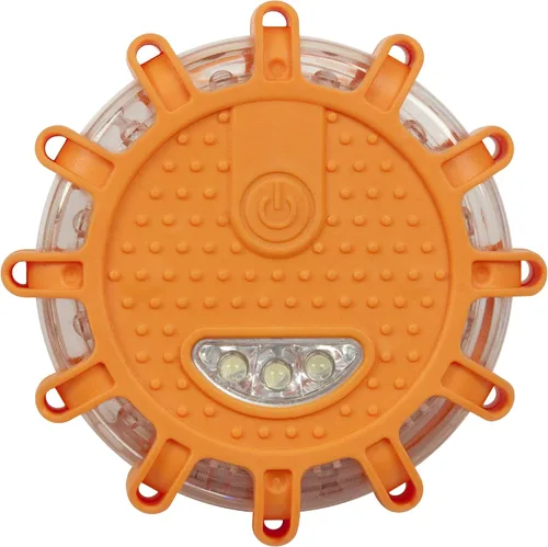 Vista 14 de WAGAN Fred Disco de luces LED parpadeantes para emergencia en carretera, paquete de de 3, Rojo