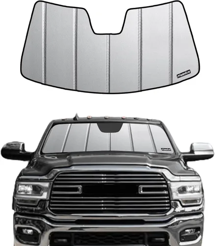 Vista 9 de Parasol para parabrisas Ram 2500/3500/4500/5500 2019-2025 con sensor de 5 pulgadas de ancho para ventana delantera, protección