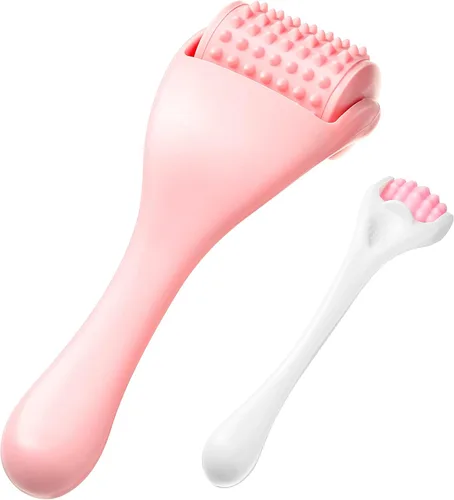 Vista 7 de Tondiamo 2 unidades de rodillo muscular para regalo, para fascia, celulitis, cara, muscular, masaje corporal, herramienta de masaje para aliviar