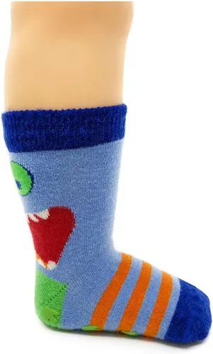 Vista 3 de WARRIOR ALPACA SOCKS - Calcetines antideslizantes para niños Monster - Estilos de cara delanteratrasera