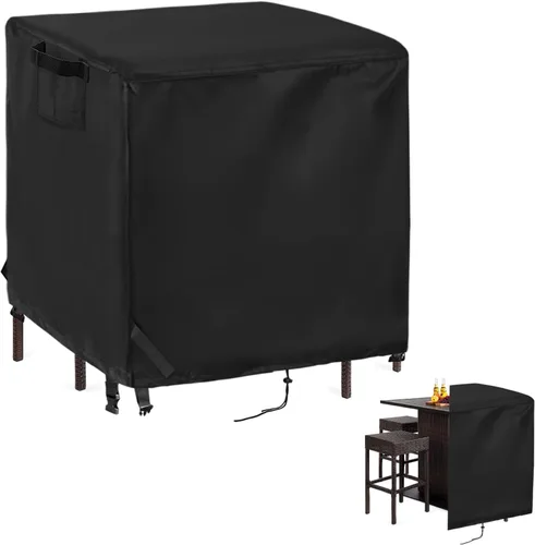 Vista 14 de Funda para Mesa de Trasplante, Cubierta Impermeable para Gabinete de Almacenamiento al Aire Libre Mederla 32"x19"x36", Funda Protectora para Armario