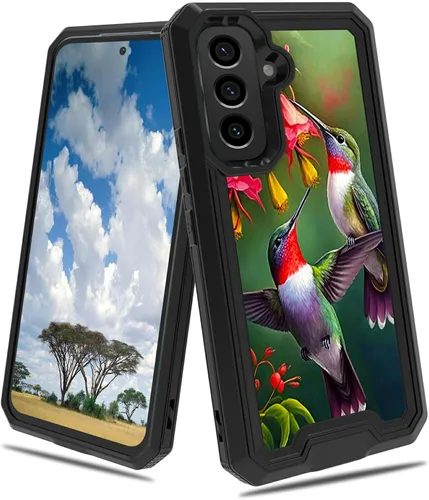 Vista 37 de Funda para Samsung S23 FE Funda Galaxy S23 FE 2 en 1 PC duro de doble capa TPU suave a prueba de golpes Cubierta protectora de teléfono para Samsung