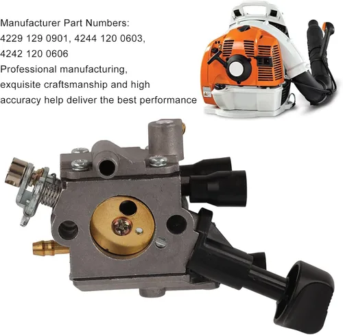 Vista 3 de Kit de carburador para Stihl BR350 BR430 BR450 BR450C EF SR430 SR450 4229 129 0901 Soplador de mochila Reemplaza carburador y filtro Kit